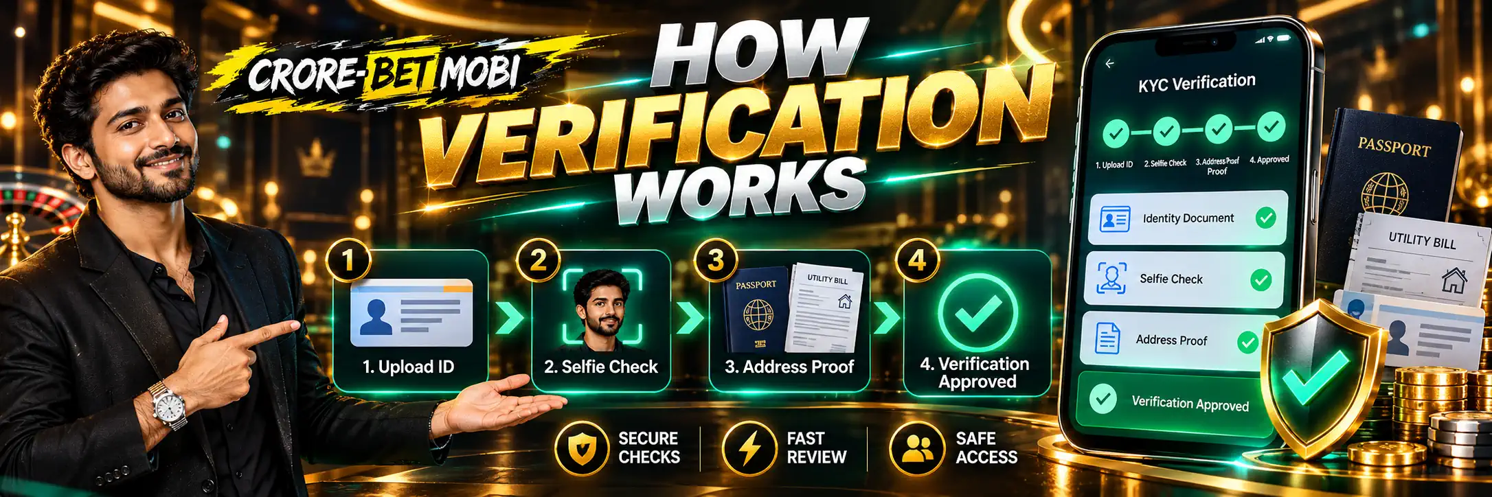 How CroreBet verification works