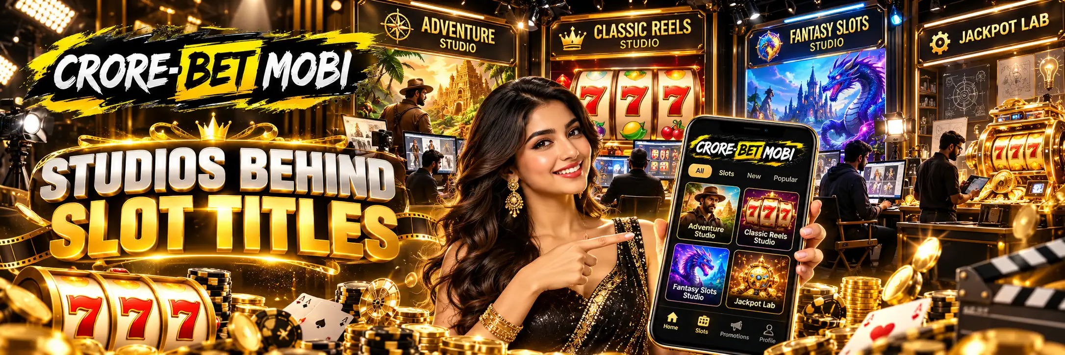 Studios supplying slot titles at CroreBet